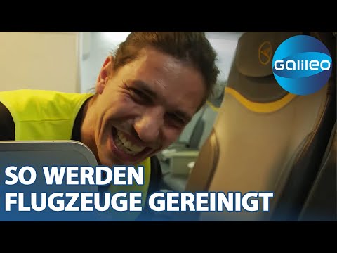 Sie sorgen für einen blitzblanken Flieger! 2 Tage schrubben, saugen & wischen als Aircraft-Cleaner