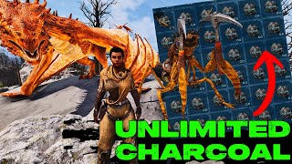 How To Farm CHARCOAL on Ragnarok in Ark Survival Ascended!!!
