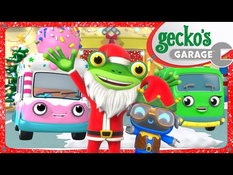 Holiday Mishaps: Gecko Fixes the Gifts! | Gecko's Garage | Cartoons For Kids | Toddler Fun Learning