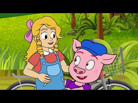 Cachinhos Dourados e os Três Porquinhos | Conto | Desenho animado infantil com @OsAmiguinhosTV