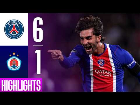RETOUR EN FORCE EN LIGUE DES CHAMPIONS I PSG 6-1 BRATISLAVA