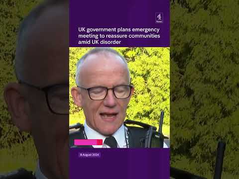 UK government plans emergency meeting to reassure communities amid UK disorder
