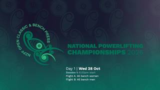 NZPF Open Classic & Bench Press National Powerlifting Championship 2026 - Day 1 Session 1
