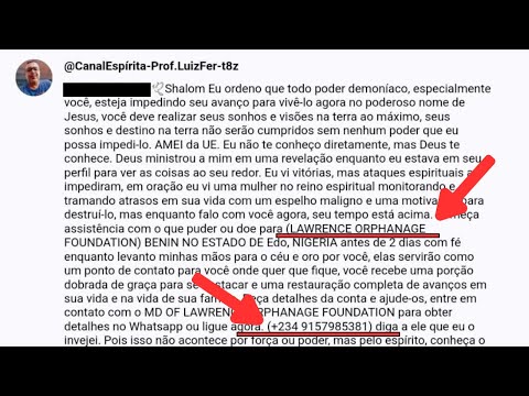 ALERTA I TENTATIVA DE GOLPE EM NOME DO CANAL E DO MEU NOME