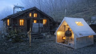 VİRANE KÖY EVİMİZDE SIRADIŞI KAMP