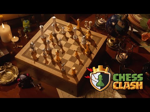 Clash of Clans Chessboard Making Of | Behind-The-Scenes | Relaxing Woodworking
