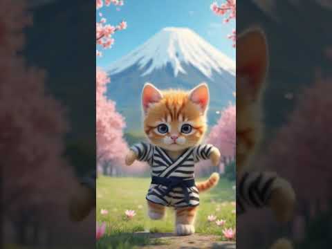 猫の動画サムネイル - AIcatdance#shorts #funny #catdance#kittten #dance#猫#ダンス