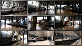 Züge am Frankfurt am Main Flughafen Mit Br 411 415 408 412 1440 403 401 407 406