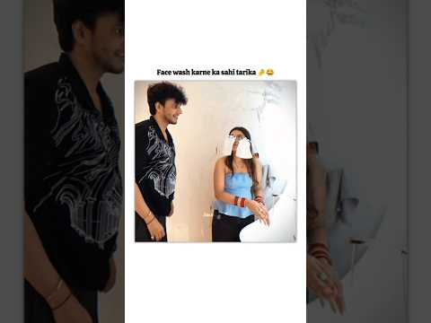 Face wash karne ka sahi tarika🤌😂#triggeredinsaan #ruchikarathore #5minutecrafts #shorts #shortsfeed