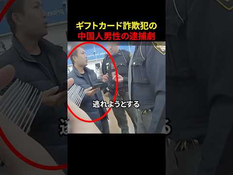 ギフトカード詐欺犯の中国人男性#スカッと#スカッとする話