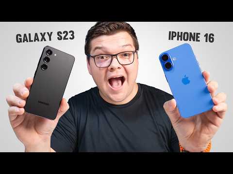 Galaxy S23 vs iPhone 16! Comparativo