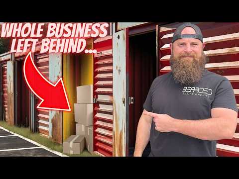 Entire business bought for $1000 in abandoned storage unit!
