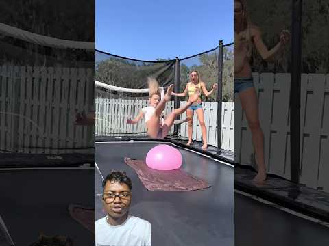 did this water balloon burst #trending #funny #teambackflip #shortsfeed