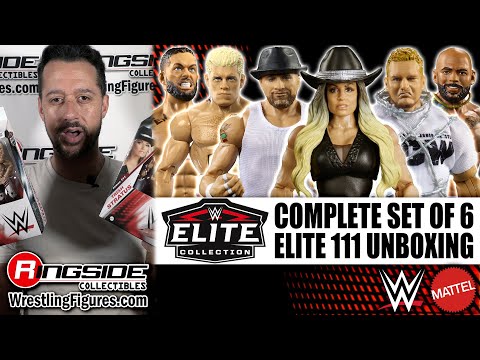 Ringside Collectibles Unboxing: Mattel WWE Elite 110 Complete Set of
Wrestling Figures ECW SANDMAN