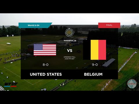 Video Thumbnail: 2023 WFDF World U-24 Ultimate Championships, Open Final: USA vs. Belgium