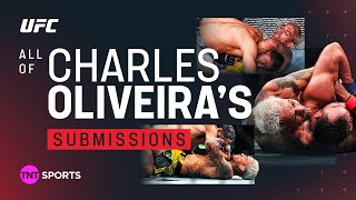UFC 317: EVERY Charles Oliveira UFC Submission 😮‍💨