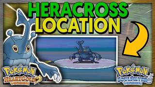 WHERE TO FIND HERACROSS ON POKEMON HEARTGOLD & SOULSILVER
