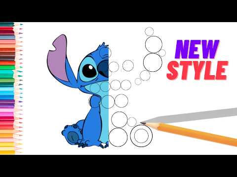 HOW TO DRAW STITCH for Beginners