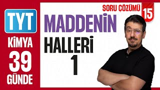Maddenin Halleri-1 Maddenin Soru Çözümü | 39 GÜNDE AYRINTILI KİMYA KAMPI 2026 | 15