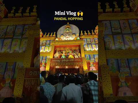 Bhubaneswar Pandal Hopping // Life Of A Corporate Video Editor #shortsfeed #shorts #durgapuja