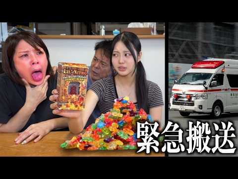 世界一辛いグミを食べて母が病院送りになりました。緊急搬送の一部始終...