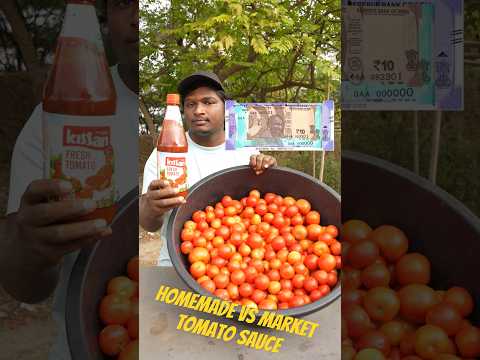 Homemade Vs ₹160  Market tomato ketchup