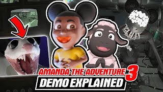 FULL STORY + ENDING EXPLAINED - Amanda The Adventurer 3 DEMO | meGAME