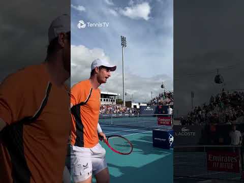 Courtside Scenes With Andy Murray In Miami 🥵