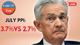 Hot PPI Inflation Hits $SPY $QQQ | $BLSH $WULF Setups | Live Aug 14