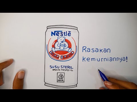 Menggambar Iklan Televisi Susu Kaleng Yang Bagus