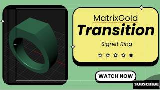 MatrixGold Signet Ring sharp edges