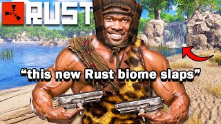YouTube thumbnail for Ser Winter's video titled 'The Secret New Biome in Rust (A Solo’s Dream)'