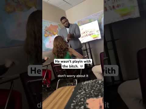 Teacher slaps student back after she slapped him. ?? #shorts #viral #trending #popular #teacher