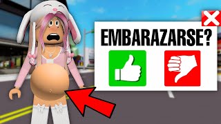 COMO TENER BARRIGA de EMBARAZADA en Brookhaven Roblox 👶😍