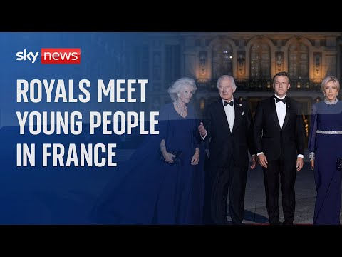 Watch live: The Royals meet with young people in France alongside France’s first lady