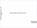 Simplifying Rational and Radical Exponents