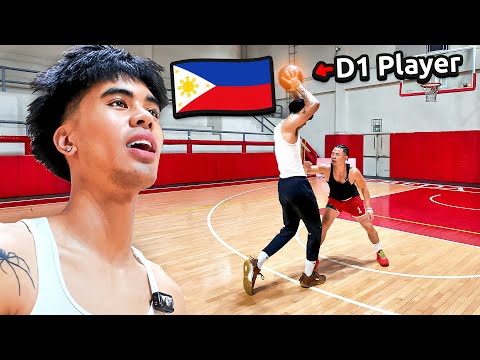 1v1 Against ELITE Hooper From San Beda University! (Manila, Philippines)