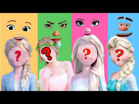 STICKERS GAME FROZEN ELSA ANNA