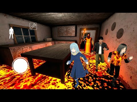 Floor is Lava 🌋 | Granny Lava Mode | Granny Horror Game | Lava House  #granny #girl_techno_gamerz