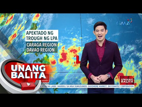 Binabantayang LPA Nagpapaulan Na Sa Ilang Bahagi Ng Mindanao Trough O