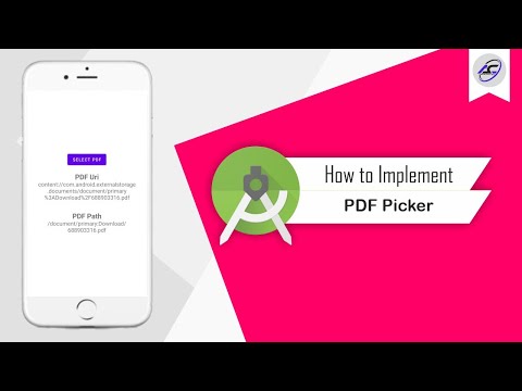 How to Implement PDF Picker in Android Studio | PDFPicker | Android Coding
