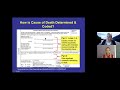 Causes of Death and Certification