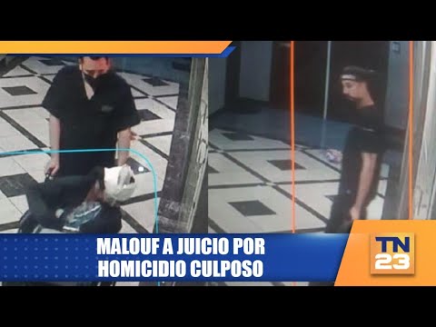 Malouf a juicio por homicidio culposo