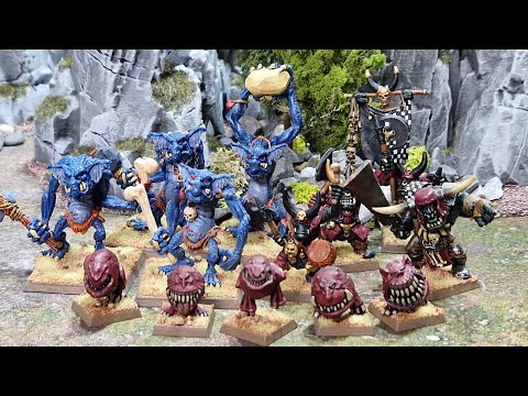 Warhammer Old World battle report, Orks and Goblins vs Empire of Man