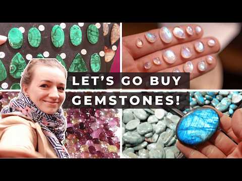 Buying gems at a GEM SHOW! Come to Mineral Expo with me