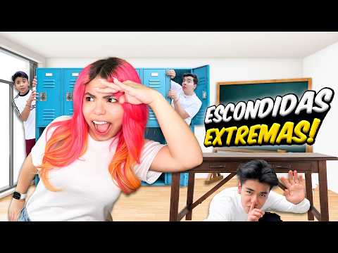 JUGAMOS A LAS ESCONDIDAS EN UNA ESCUELA😱| Susy Mouriz