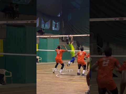What a drop 🔥 Tn police team setter Jose 😈 #shortsfeed #shortvideo #volleyballshorts