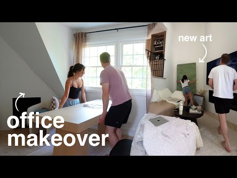 home office makeover (again lol) for 2! new home decor & making fun recipes