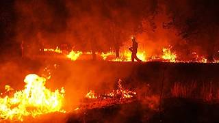 YouTube video thumbnail: Spanish PM Sánchez Calls out Climate Denial After Devastating Week of Wildfires