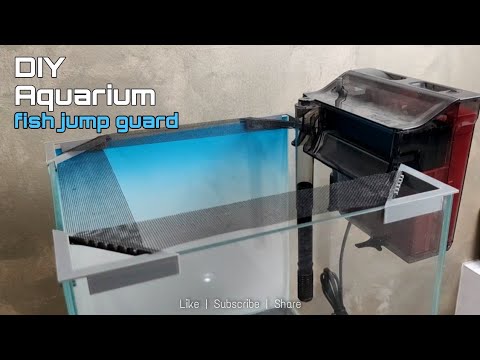 DIY fishguard for aquarium | Preventing fish from  Sharing with you my DIY fish guard design since I can't buy the original fishguard from Bananaquariu